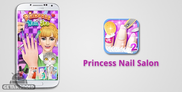 دانلود Princess Nail Salon 2.0.5 - بازی دخترانه آراستن و مانیکور ناخنهای پرنسس برای اندروید
