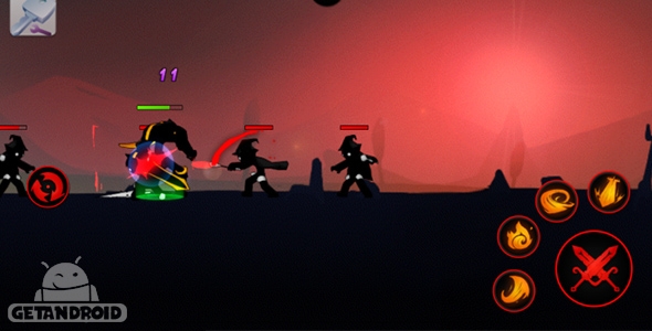 دانلود League of Stickman 3.5.0 - بازی اکشن لیگ آدمکها برای اندروید