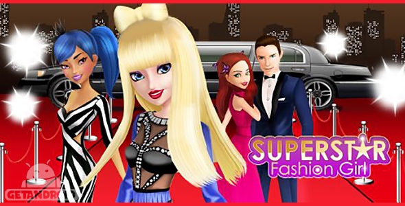 دانلود Superstar Fashion Girl 1.1.0 - بازی دخترانه دختر سوپر استار برای اندروید