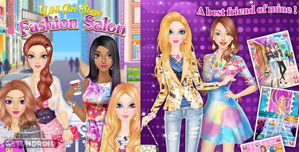 دانلود Fashion Salon 1.0.1 - بازی دخترانه سالن مد برای اندروید