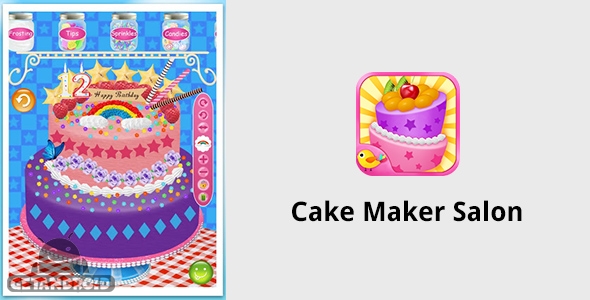 دانلود Cake Maker Salon 1.0.5 - بازی سالن کیک پزی برای اندروید