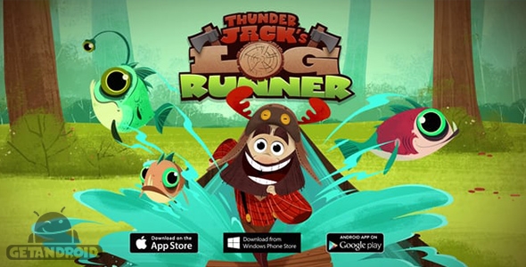 دانلود Thunder Jack's Log Runner 1.5 - بازی جک دونده برای اندروید + مود