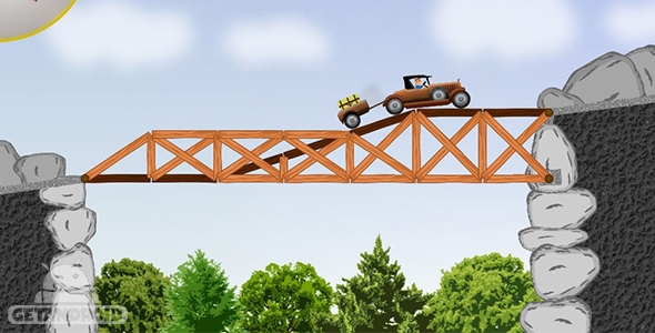 دانلود Wood Bridges v1.37.0 - بازی پازلی پل سازی برای اندروید