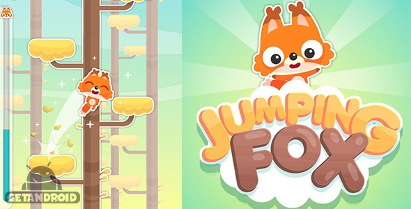 دانلود Jumping Fox: Climb That Tree! 1.2 - بازی کودکانه اندروید