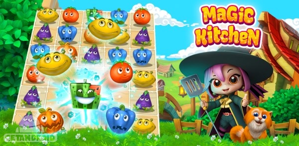 دانلود Magic Kitchen match-3 game 1.4.50 بازی آشپزخانه جادویی اندروید