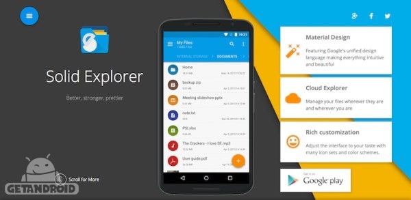 دانلود سالید اکسپلورر Solid Explorer File Manager FULL 2.2.8 برنامه مدیریت فایل اندروید