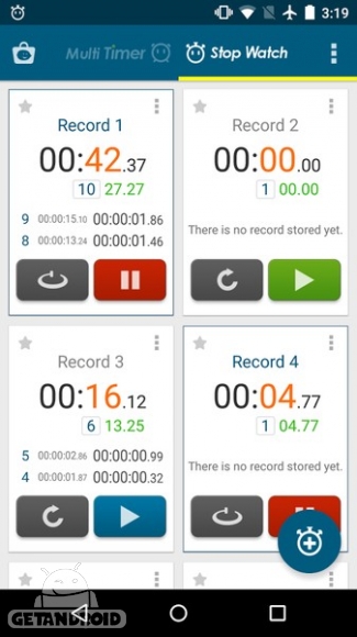 دانلود Multi Timer StopWatch Premium v2.4.0 - برنامه تایمر چند زمانه برای اندروید