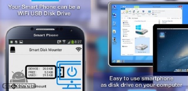 دانلود WiFi USB Disk – Smart Disk Pro 1.9 برنامه هارد دیسک یو اس بی اندروید