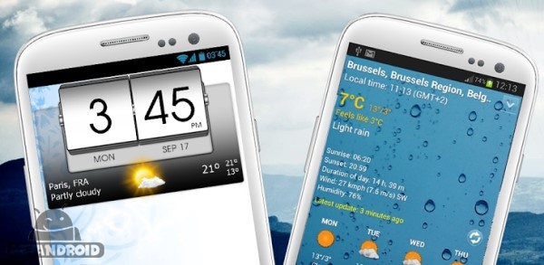 دانلود 3D Flip Clock & World Weather v2.80.02 ویجت آب و هوا برای اندروید
