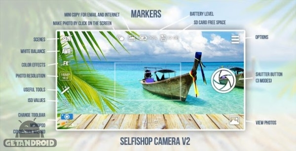 دانلود سلفی شاپ SelfiShop Camera 2.86 برنامه دوربین سلفی اندروید