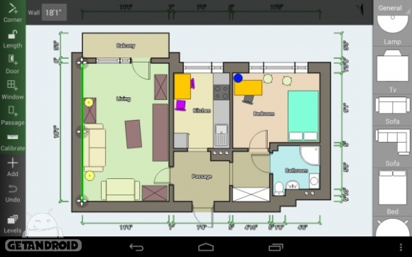 floor plan creator 3.1.3 برنامه طراحی نقشه خانه برای اندروید floor plan creator 3.1.3 برنامه طراحی نقشه خانه برای اندروید