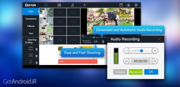 دانلود Qditor Mobile Video Editor v1.0.2 بهترین ویرایشگر فیلم برای اندروید