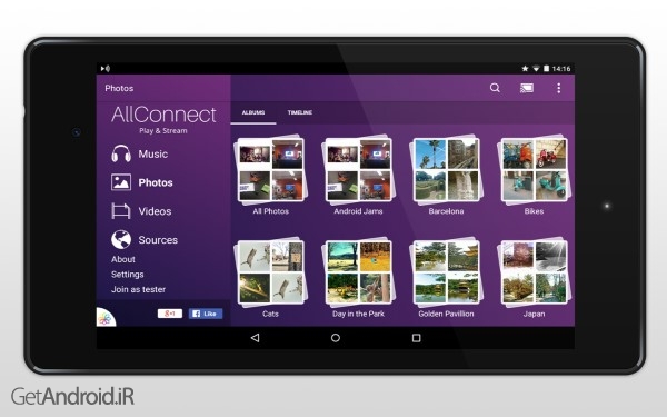 دانلود AllConnect - Play & Stream 8.9 برنامه پخش فایل های مالتی مدیا در دستگاه های DLNA دار اندروید