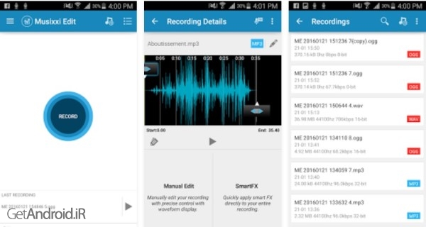 دانلود Musixxi Editor v1.0.2 برنامه ویرایشگر حرفه ای فایل های صوتی اندروید