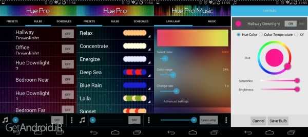 دانلود Hue Pro v2.4.7 برنامه سیستم روشنایی فیلیپس اندروید