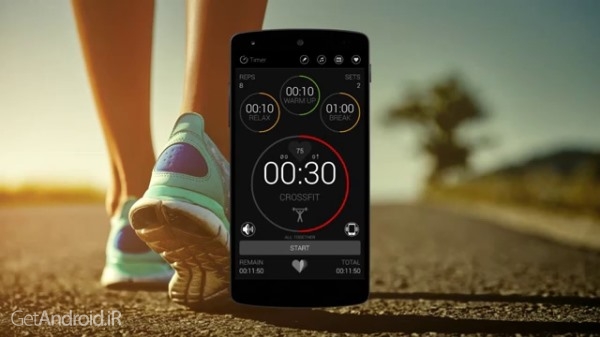دانلود Tabata Workout Timer Premium 1.81.82 برنامه تایمر و کرنومتر حرفه ای اندروید