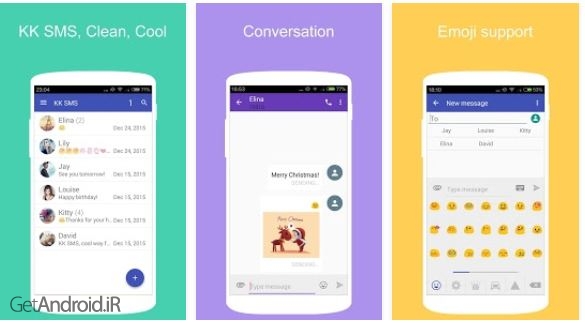 دانلود KK SMS (Marshmallow 6.0 SMS) PRIME 3.18 برنامه مدیریت اس ام اس اندروید