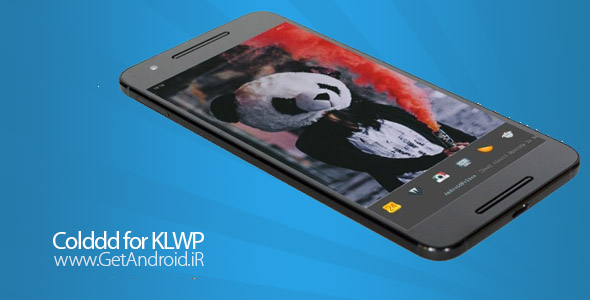 دانلود Colddd for KLWP 9.0 نمایش برنامه های کاربردی در ساید بار اندروید