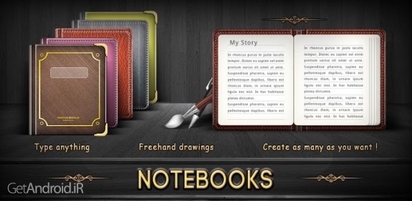 دانلود نوت بوک Notebooks Pro v4.95 نرم افزار یادداشت برداری اندروید