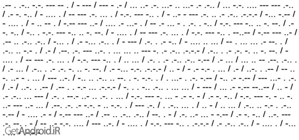 دانلود M³ Translator: Morse code 3.79 برنامه تبدیل متن به کد مورس اندروید
