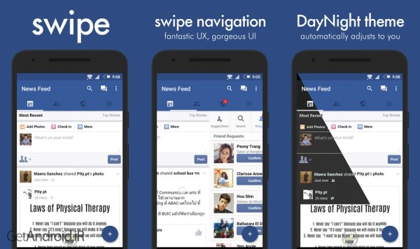 دانلود Swipe for Facebook Pro 6.2.3 نرم افزار فیس بوک سریع اندروید