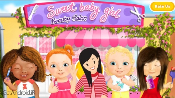 دانلود Sweet Baby Girl Beauty Salon 2.0.7 بازی دختر بچه شیرین سالن آرایشگری و طراحی ناخن اندروید