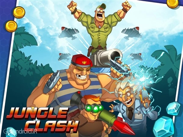 دانلود Jungle Clash 1.0.8 بازی نبرد در جنگل اندروید