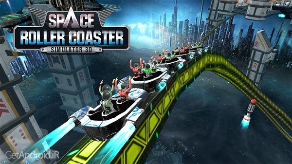 دانلود Roller Coaster Simulator Space 1.3 بازی ترن هوایی ترسناک اندروید