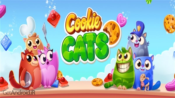 دانلود Cookie Cats 1.20.1 بازی پازلی شیرینی گربه ها اندروید