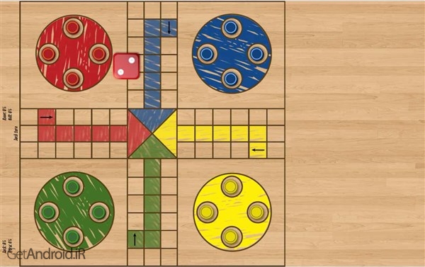 دانلود Ludo Parchis Classic Woodboard 31.0 بازی منچ آنلاین اندروید