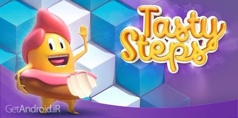 دانلود Tasty Steps Runner 1.21 بازی پریدن از روی مکعب های خوشمزه اندروید