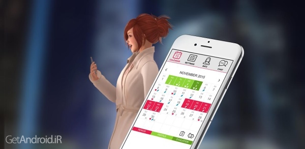 دانلود LADYTIMER Period Tracker 4.3.9 نرم افزار پیگیری دوره قاعدگی اندروید