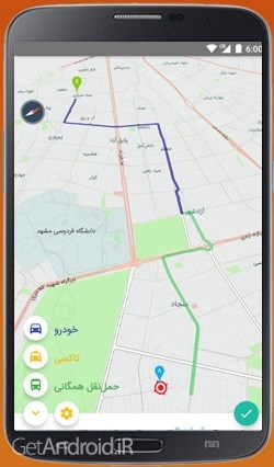 دانلود نقشه مشهد برای اندروید دانلود نقشه مشهد برای اندروید