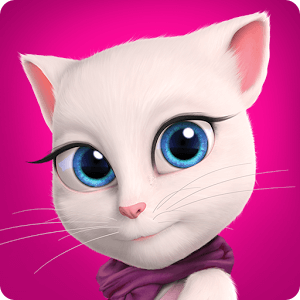 دانلود تاکینگ آنجلا Talking Angela 2.8.1 بازی دخترانه صحبت با آنجلا اندروید