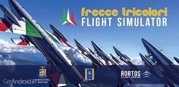 دانلود Frecce Tricolori Flight Sim 1.0 بازی پرواز با هواپیما اندروید