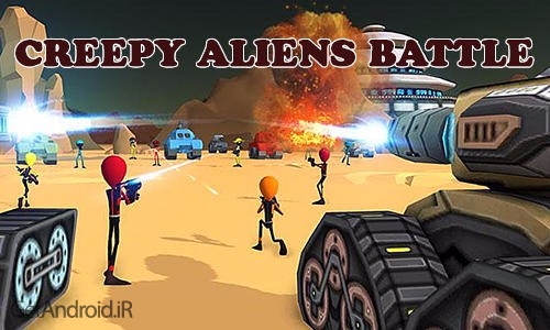 دانلود Creepy Aliens Battle Simulator 3D v1.3 بازی نبرد با موجودات فضایی اندروید