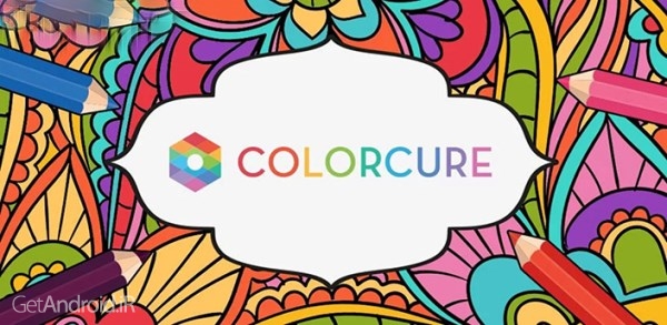 دانلود Coloring Book ColorCure v1.3.4 برنامه کتاب رنگ آمیزی بزرگسالان اندروید