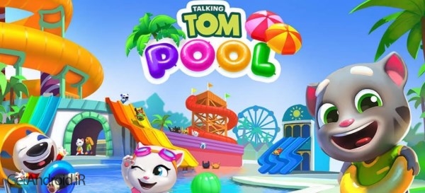 دانلود Talking Tom Pool 1.0.1.52 بازی استخر تام سخنگو اندروید