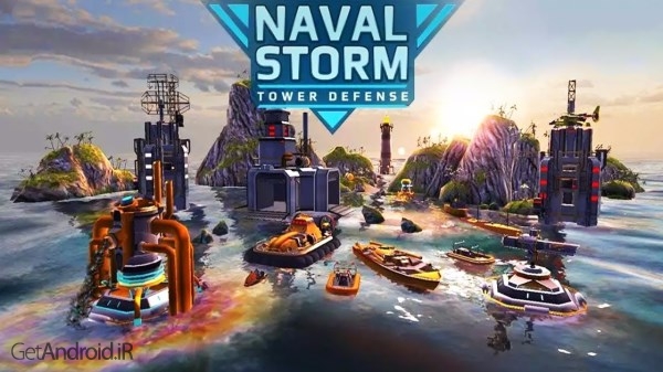 دانلود Naval Storm TD 0.7 بازی دفاعی طوفان دریایی اندروید