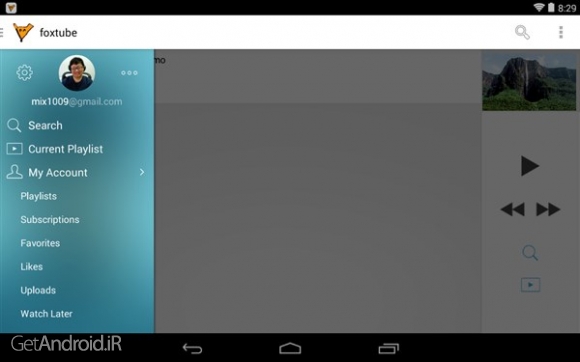 دانلود FoxTube - YouTube Player v1.2.5 برنامه پخش ویدئوهای یوتیوب اندروید دانلود FoxTube - YouTube Player v1.2.5 برنامه پخش ویدئوهای یوتیوب اندروید