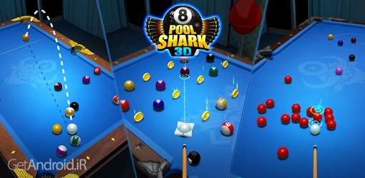 دانلود Pool Shark 3D 1.1602 بازی بیلیارد 2018 اندروید