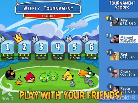 دانلود برنامه Angry Birds Friends اندروید