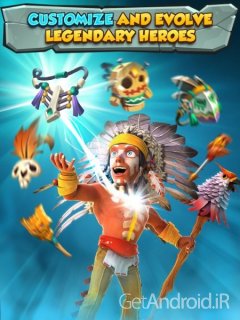 دانلود Island Raiders: War of Legends 1.2.3 بازی استراتژیک مهاجمان جزیره اندروید