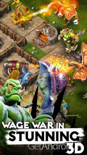 دانلود Heroes of War: Orcs vs Knights 1.3.6 – بازی استراتژیک قهرمانان جنگ اندروید