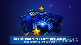 دانلود Twisty Planets 1.056 - بازی پازلی سیاره‌های تو در تو برای اندروید