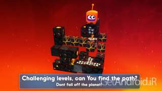 دانلود Twisty Planets 1.056 - بازی پازلی سیاره‌های تو در تو برای اندروید