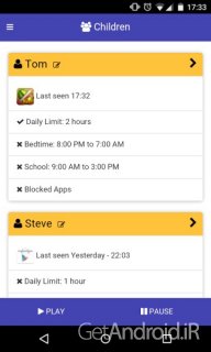 دانلود Screen Time Remote Control v2.5.2 برنامه کنترل فرزندان از راه دور اندروید