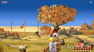 دانلود Crazy Chicken Deluxe v2.6.3 بازی شکار مرغ های دیوانه اندروید