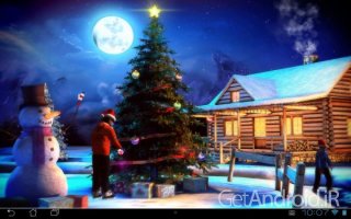 دانلود Christmas 3D Live Wallpaper 1.2 لایو والپیپر سه بعدی کریسمس اندروید