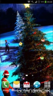 دانلود Christmas 3D Live Wallpaper 1.2 لایو والپیپر سه بعدی کریسمس اندروید